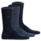 camel active men's socks, 3-pack - box, basic socks, organic cotton