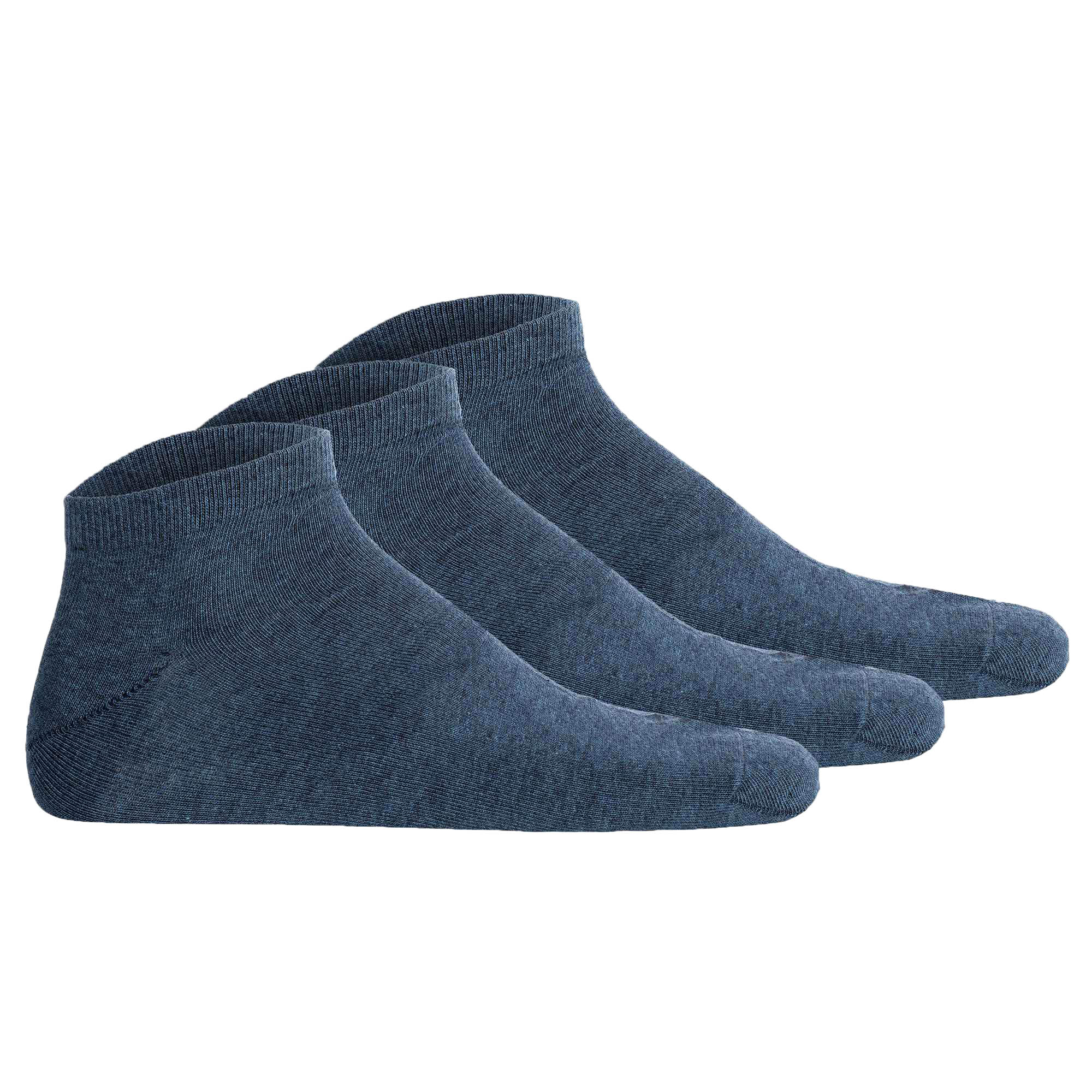 camel active Herren Sneakersocken, 3er Pack - Basic Socken, Bio-Baumwolle