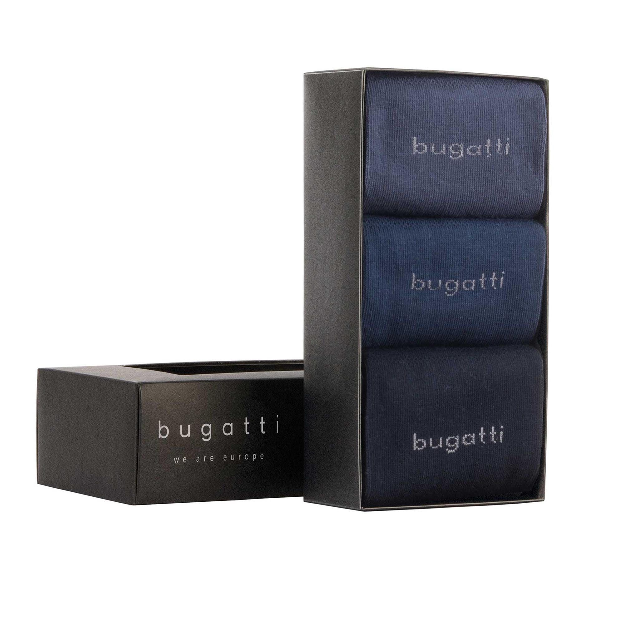 bugatti men's socks, 3-pack - basic gift box