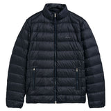 GANT Herren Daunen-Steppjacke - LIGHT DOWN JACKET, Reißverschluss, Stehkragen