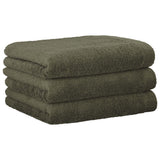 CAWÖ Gästetuch, 3er Pack - Lifestyle, Walkfrottier, Baumwolle, einfarbig