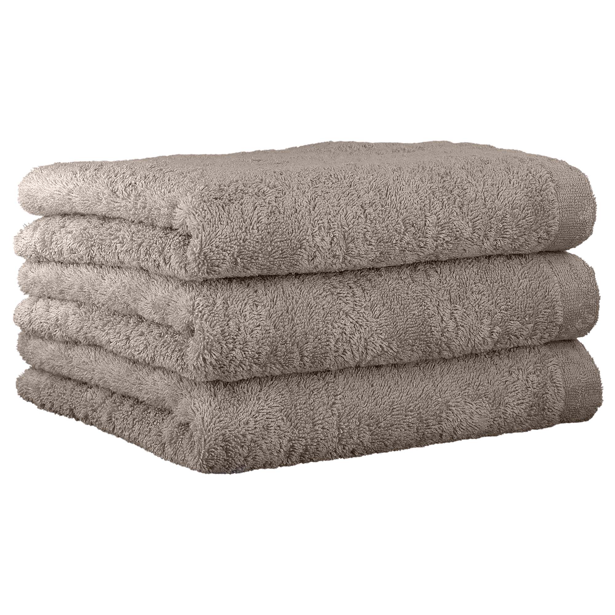 CAWÖ Gästetuch, 3er Pack - Lifestyle, Walkfrottier, Baumwolle, einfarbig
