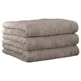 CAWÖ Gästetuch, 3er Pack - Lifestyle, Walkfrottier, Baumwolle, einfarbig