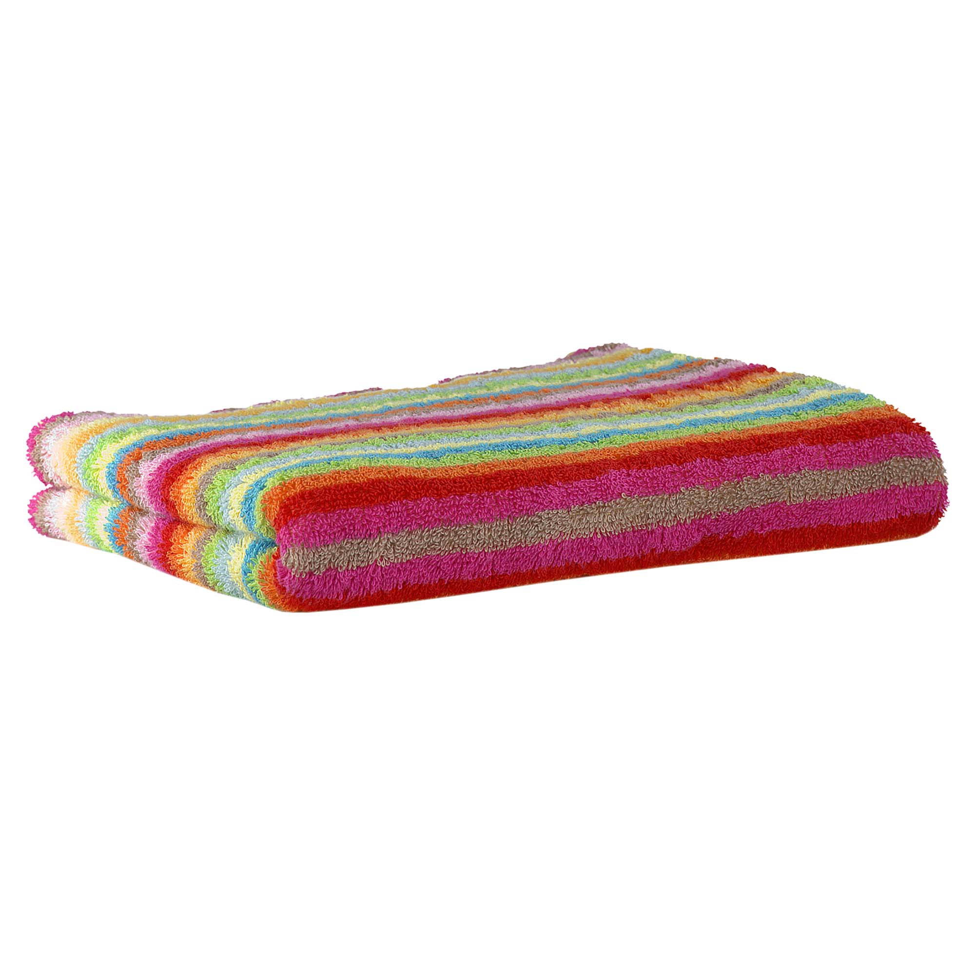 CAWÖ Towel - C Life Style multicolour, striped, terry towelling