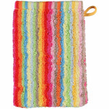 CAWÖ Waschhandschuh - C Life Style multicolor, Waschlappen, gestreift, Walkfrottier