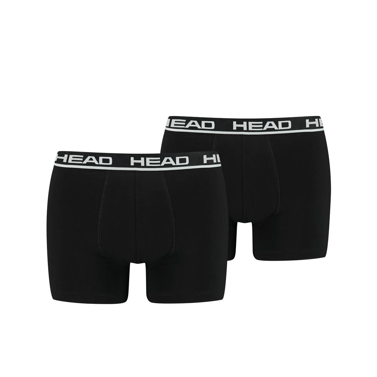 HEAD Men's Boxer Shorts, 2-Pack - Basic, Cotton Stretch, plain