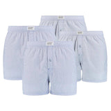 Levi's Herren Boxershorts, 4er Pack - Web-Shorts, Baumwolle, einfarbig