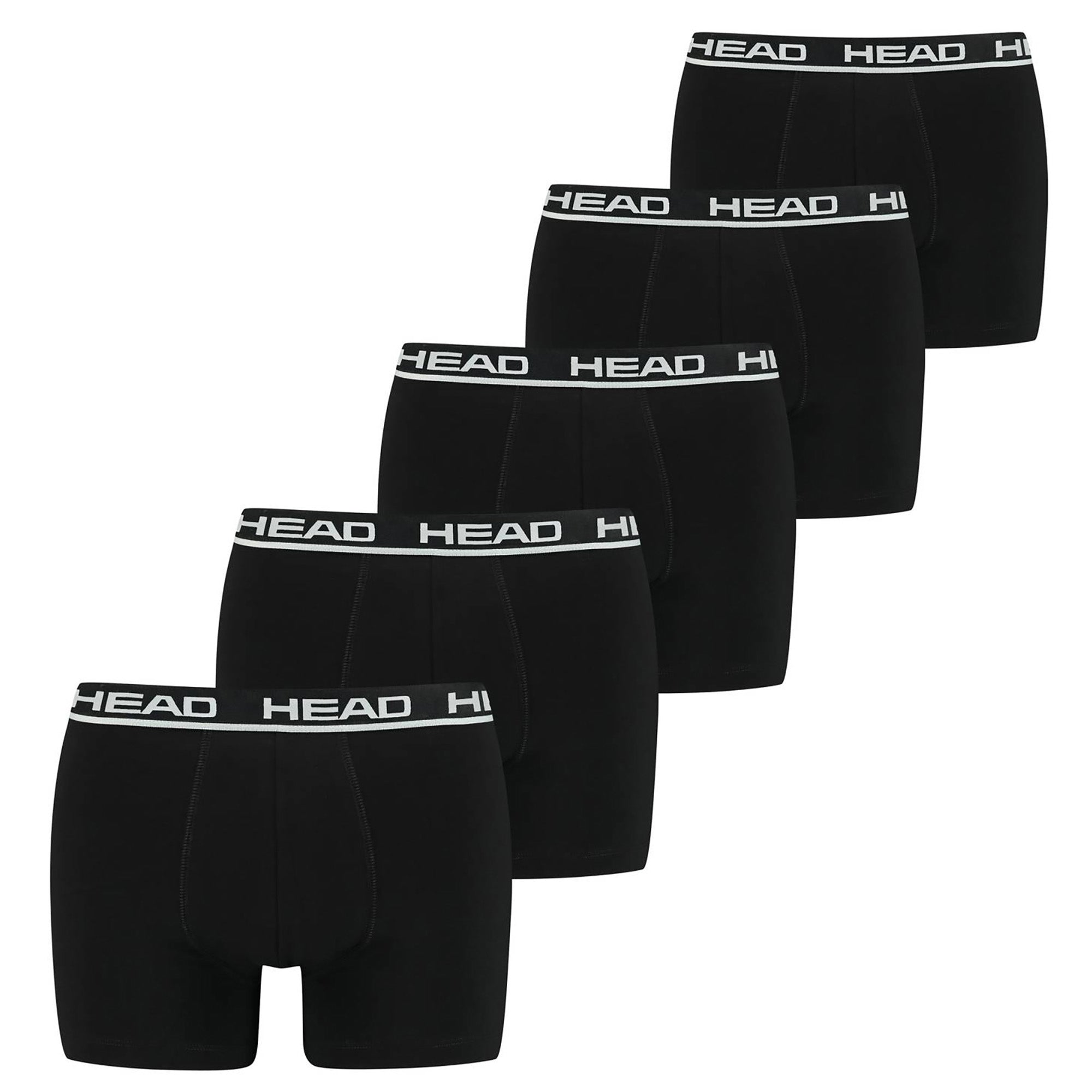 HEAD Herren Boxershorts, 5er Pack - Basic Boxer Trunks ECOM, Stretch Cotton
