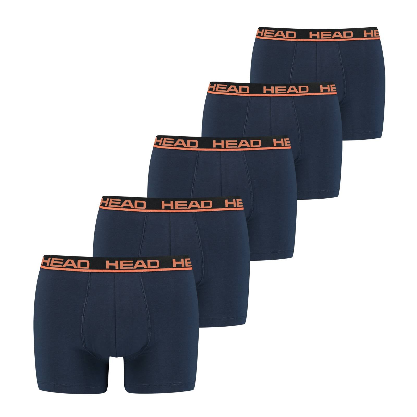 HEAD Herren Boxershorts, Multipack - Basic Boxer Trunks ECOM, Stretch Cotton