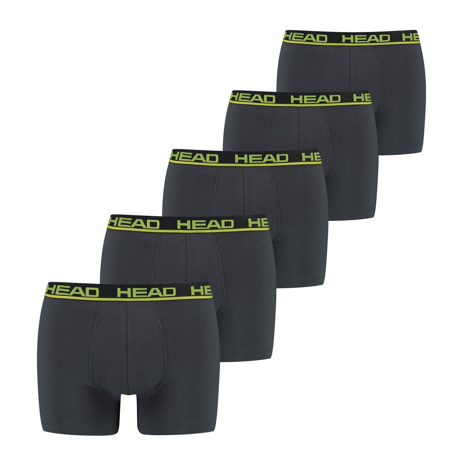 HEAD Herren Boxershorts, Multipack - Basic Boxer Trunks ECOM, Stretch Cotton
