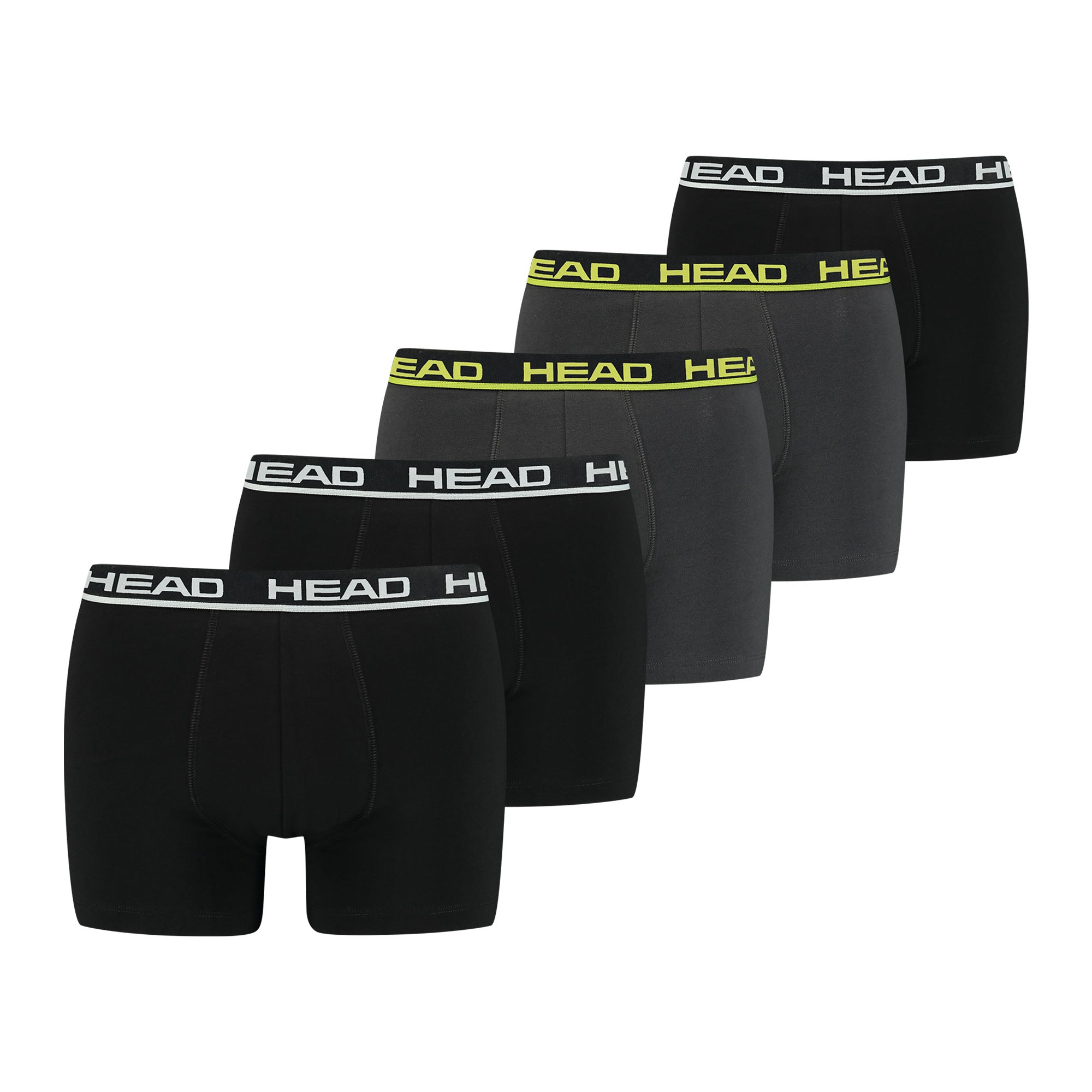 HEAD Herren Boxershorts, Multipack - Basic Boxer Trunks ECOM, Stretch Cotton