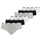 PUMA Damen Iconic Hipster, 12er Pack - Soft Cotton Stretch, ECOM
