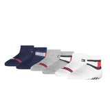 TOMMY HILFIGER Baby Unisex Socken, 6 Pack - FLAG SOCK ECOM, 3 Paar als Stoppersocken
