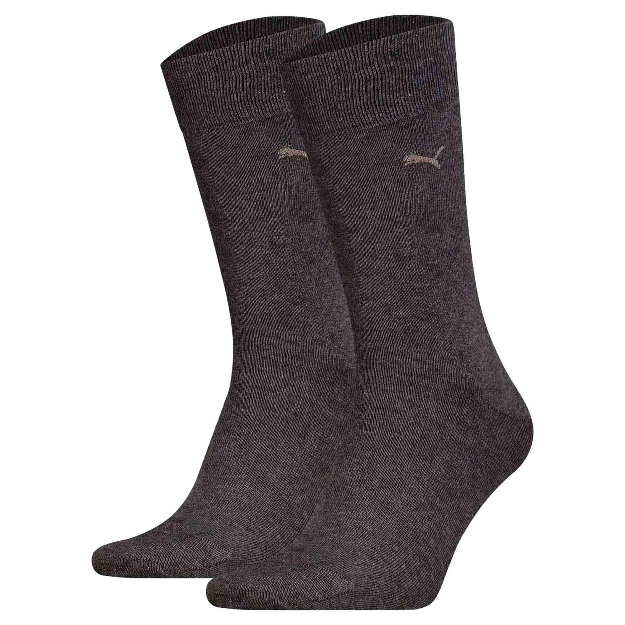 PUMA Herren Socken, 2er Pack -  Classic, Kurzsocken, Logo, einfarbig