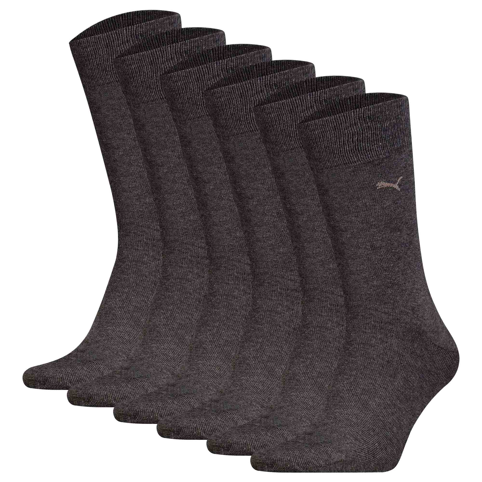 PUMA Herren Socken, 6er Pack -  Classic, Kurzsocken, Logo, einfarbig