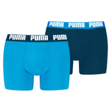 PUMA Herren Boxershorts, 2er Pack - Everyday Basic Boxers 2P, Cotton Stretch, einfarbig