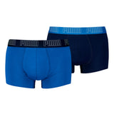PUMA Herren Boxershorts, 2er Pack - Everyday Trunks 2P, Cotton Stretch, einfarbig