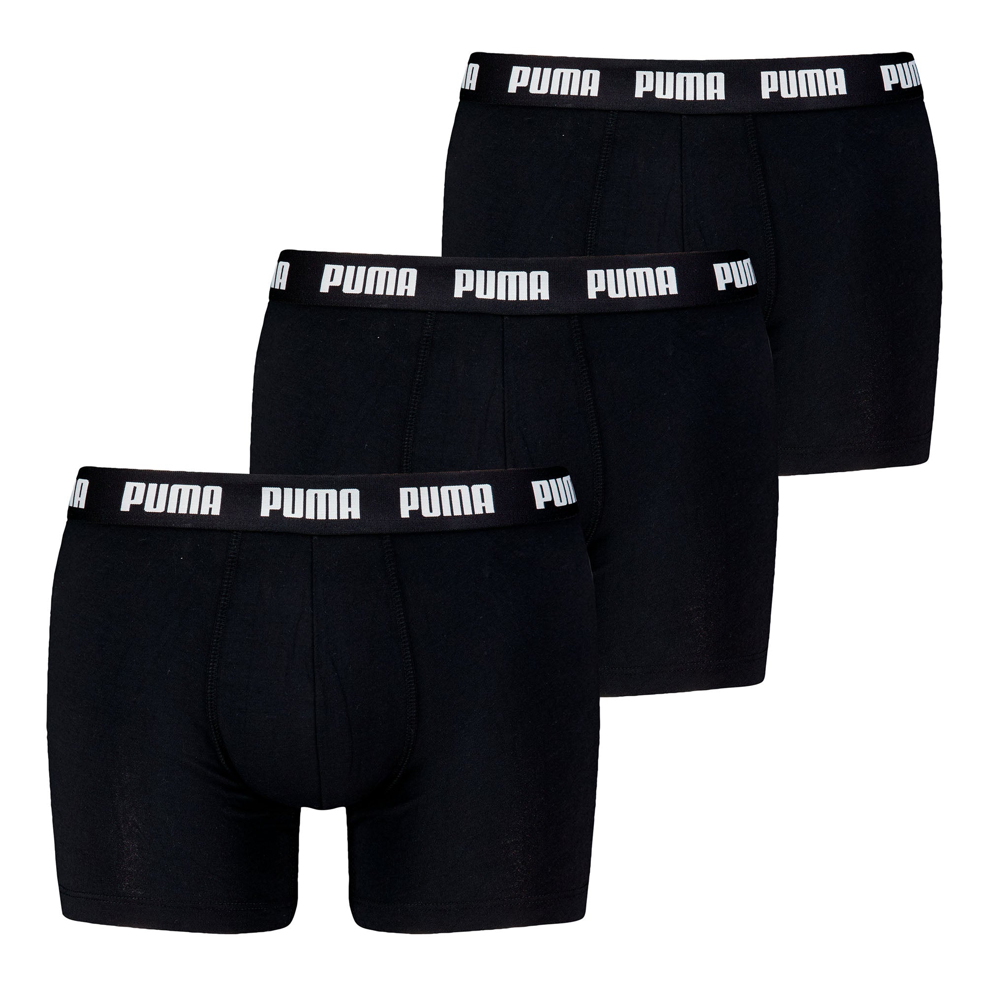 PUMA Herren Boxershorts, 3er Pack - Everyday Boxers 3P, Cotton Stretch, einfarbig