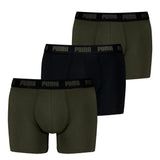 PUMA Herren Boxershorts, 3er Pack - Everyday Boxers 3P, Cotton Stretch, einfarbig