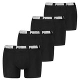 PUMA Herren Boxer Shorts, 4er Pack - Basic Boxer ECOM, Cotton Stretch, Everyday
