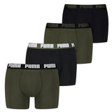 PUMA Herren Boxer Shorts, 4er Pack - Basic Boxer ECOM, Cotton Stretch, Everyday