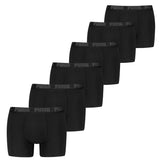 PUMA Men's Boxer Shorts, Pack of 6 - Basic Boxer ECOM, Cotton Stretch, Everyday