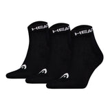 HEAD Unisex Quarter Socken, 3er Pack - Elements All Sport Quarter, Logo, einfarbig