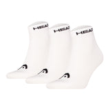HEAD Unisex Quarter Socken, 3er Pack - Elements All Sport Quarter, Logo, einfarbig