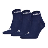 HEAD Unisex Quarter Socken, 3er Pack - Elements All Sport Quarter, Logo, einfarbig