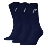 HEAD Unisex Socken, 3er Pack - All Sport Training Crew, Sportsocken, Logo
