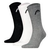 HEAD Unisex Socken, 3er Pack - All Sport Training Crew, Sportsocken, Logo
