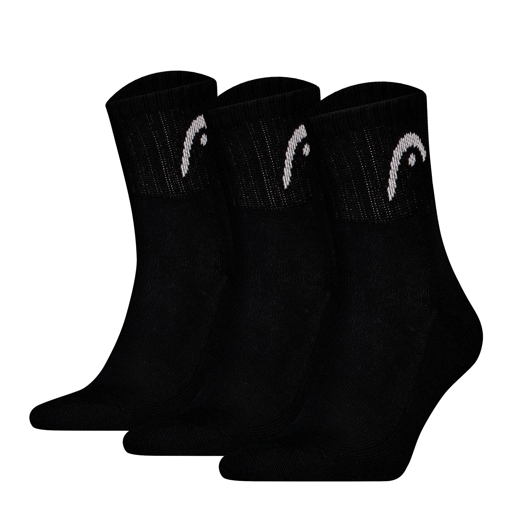 HEAD unisex socks, pack of 3 - All  Sports Training Short Crew, sports socks, logo, solid colour