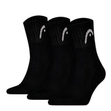 HEAD Unisex Socken, 3er Pack -  All Sports Training Short Crew, Sportsocken, Logo, einfarbig