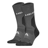 HEAD Unisex Wandersocken, 2er Pack - Hiking All Climates Crew, Sportsocken, Logo