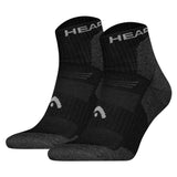 HEAD Unisex Quarter-Wandersocken, 2er Pack - Hiking All Climates Quarter 2P, Sportsocken, Logo