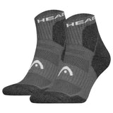 HEAD Unisex Quarter-Wandersocken, 2er Pack - Hiking All Climates Quarter 2P, Sportsocken, Logo