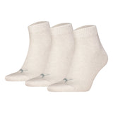 PUMA Unisex Quartersocken, 3er Pack - Quarter Plain 3P, Logo, einfarbig