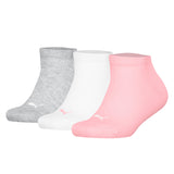 PUMA Kinder Sneakersocken, 3er Pack - Plain Sneaker 3P, Logo, einfarbig