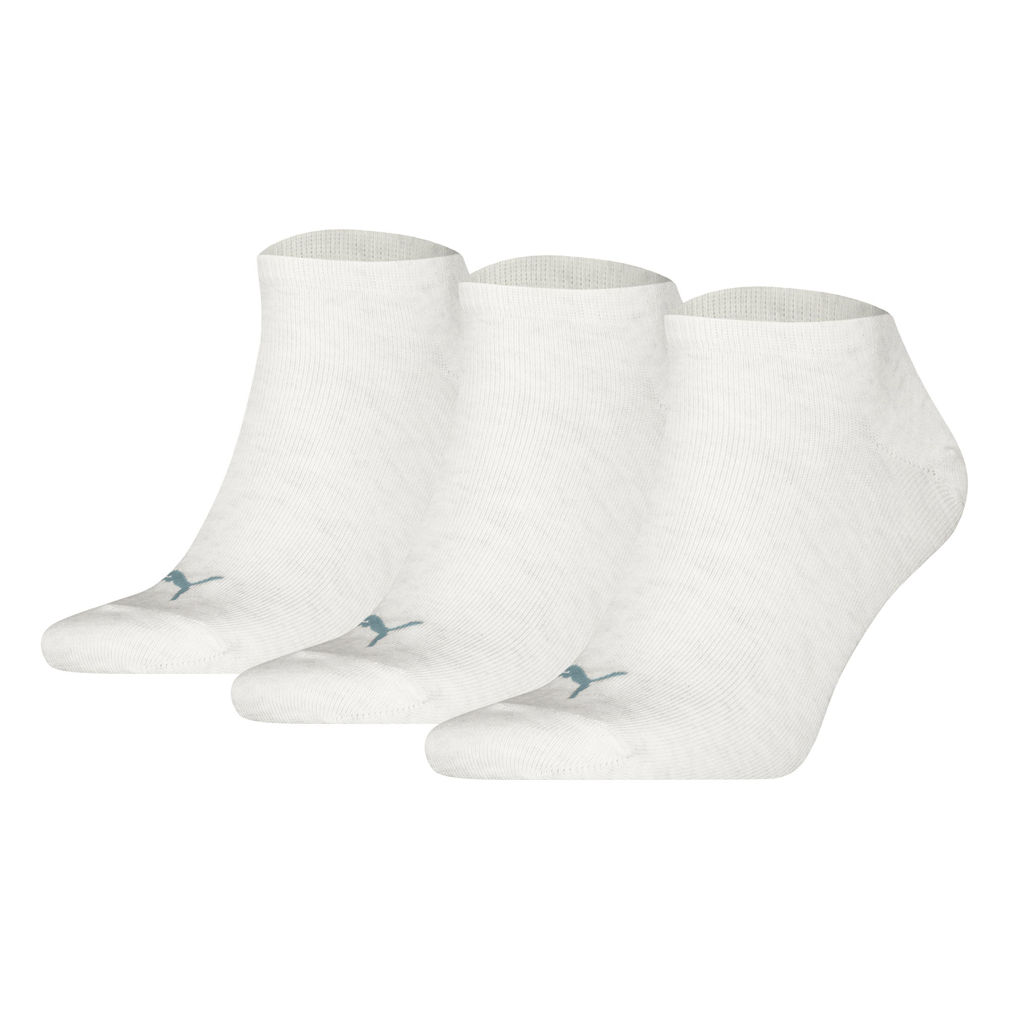 PUMA Unisex Sneakersocken, 3er Pack - Sneaker Plain 3P, Logo, einfarbig