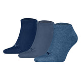 PUMA Unisex Sneakersocken, 3er Pack - Sneaker Plain 3P, Logo, einfarbig