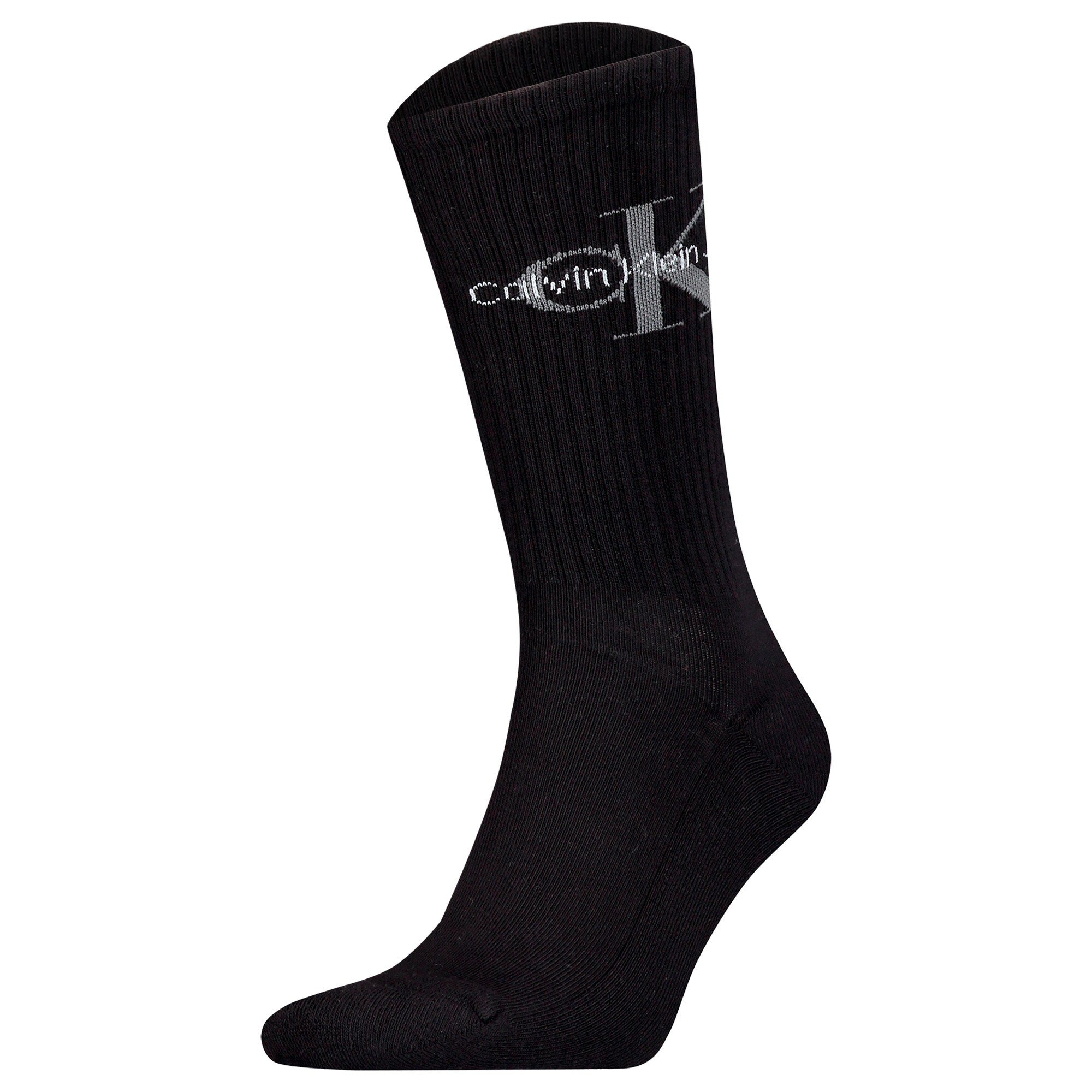 Calvin Klein Herren Socken, 4er Pack - Sock Monogram 4P, Logo, Tennissocken, ECOM