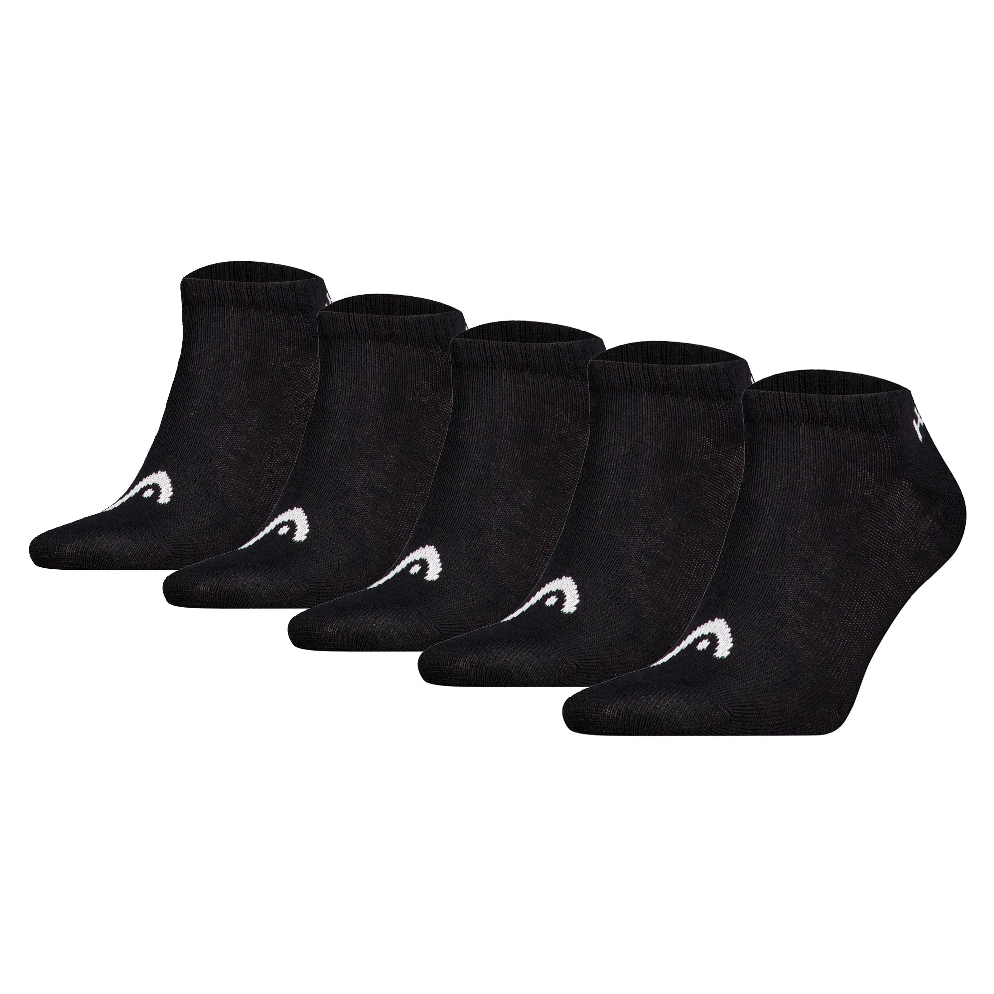 HEAD Unisex Sneaker Socken, 5er Pack - ELEMENTS ALL SPORTS SNEAKER ECOM, Kurzsocken, einfarbig
