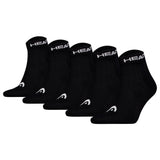 HEAD Unisex Quarter Socken, 5er Pack - ELEMENTS ALL SPORTS QUARTER ECOM, Kurzsocken, einfarbig