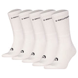 HEAD Unisex Socken, 5er Pack - ELEMENTS ALL SPORTS CREW ECOM, einfarbig