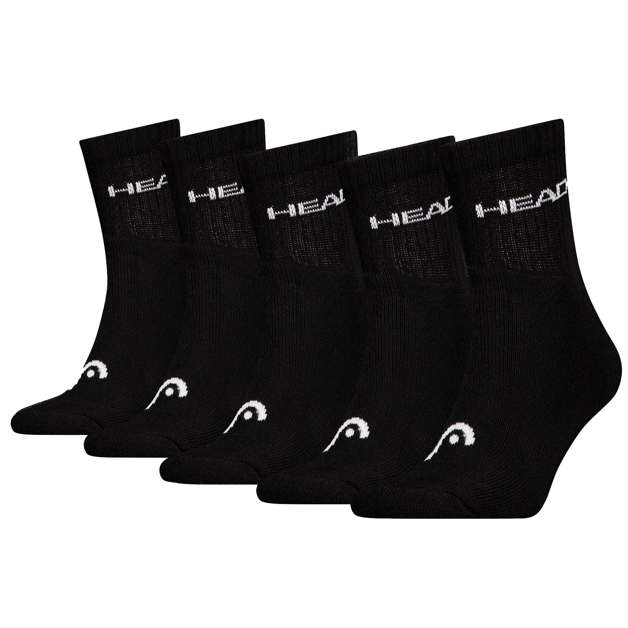HEAD Unisex Socken, 5er Pack - ELEMENTS ALL SPORTS SHORT CREW ECOM, einfarbig