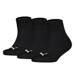PUMA Kinder Quarter Socken, 3er Pack - Plain Quarter 3P, Logos, einfarbig