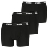PUMA Herren Boxershorts, 3er Pack - Boxer 3P, Cotton Stretch, Logo, einfarbig