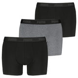 PUMA Herren Boxershorts, 3er Pack - Boxer 3P, Cotton Stretch, Logo, einfarbig