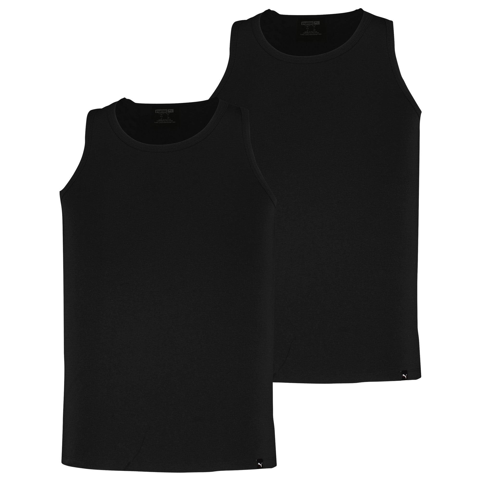 PUMA Herren Tank Tops, 2er Pack - Tank Top 2P, Unterhemd, Rundhals, Regular Fit