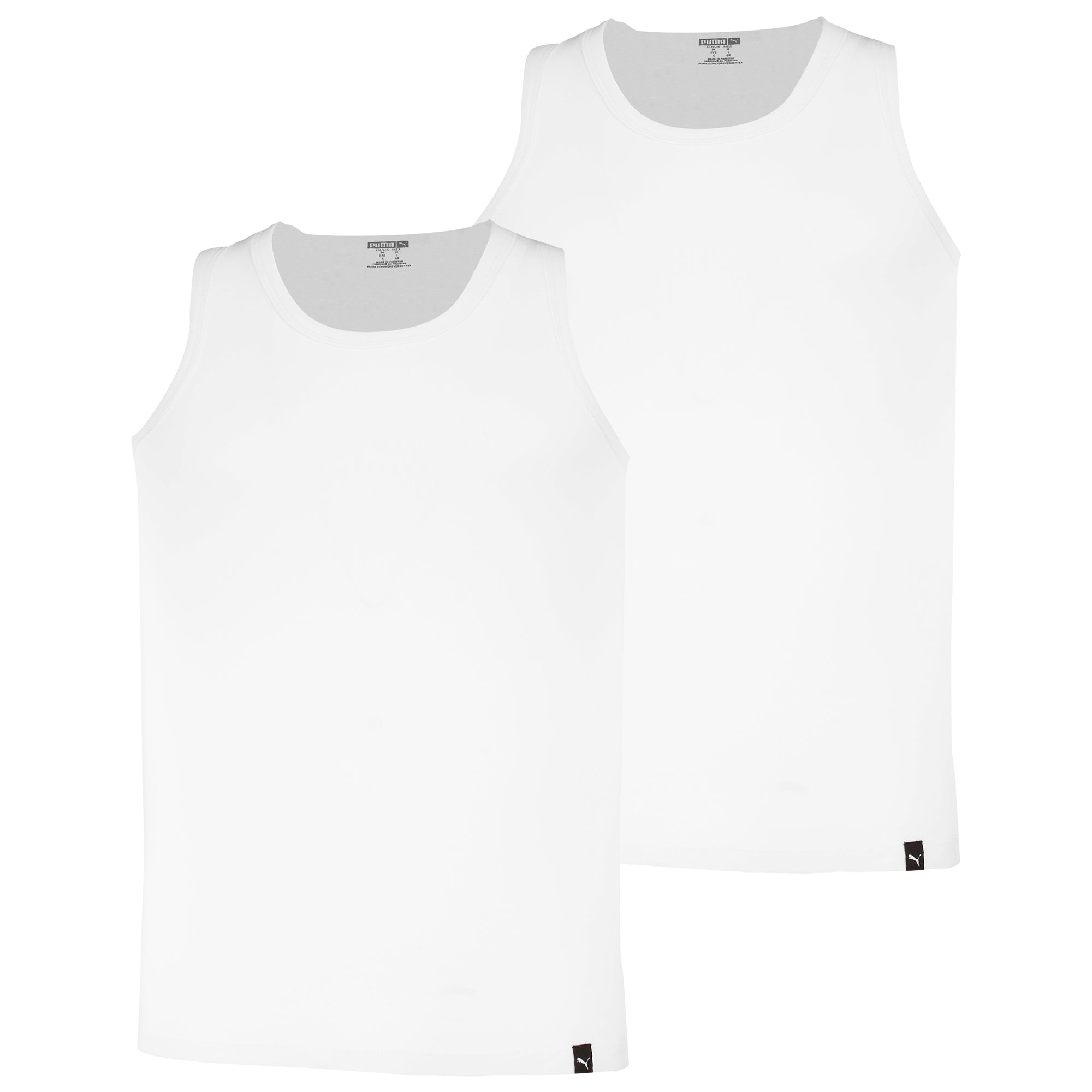 PUMA Herren Tank Tops, 2er Pack - Tank Top 2P, Unterhemd, Rundhals, Regular Fit